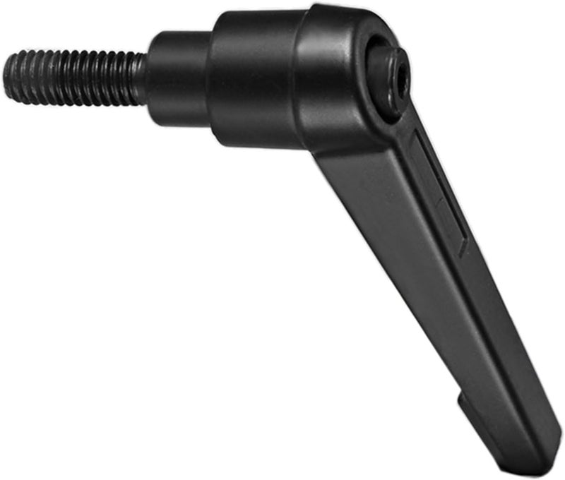 CoCud Clamping Lever Handles, M6 x 12mm Male Thread, Adjustable Quick Release Locking Rotating Bolt Knobs Black - (Applications: for Lathe Machinery), 1-Piece - Image 1